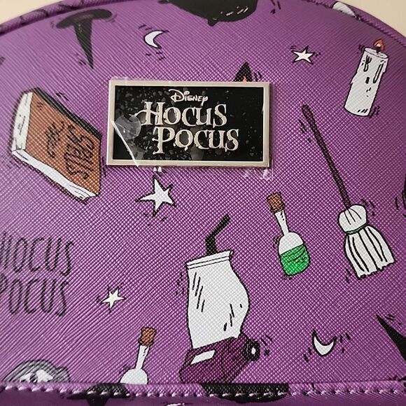 DISNEY HOCUS POCUS MINI BAG PURPLE  NWT Backpack - Purple - Picture 3 of 5